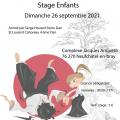 Affiche stage enfants 26 09 21