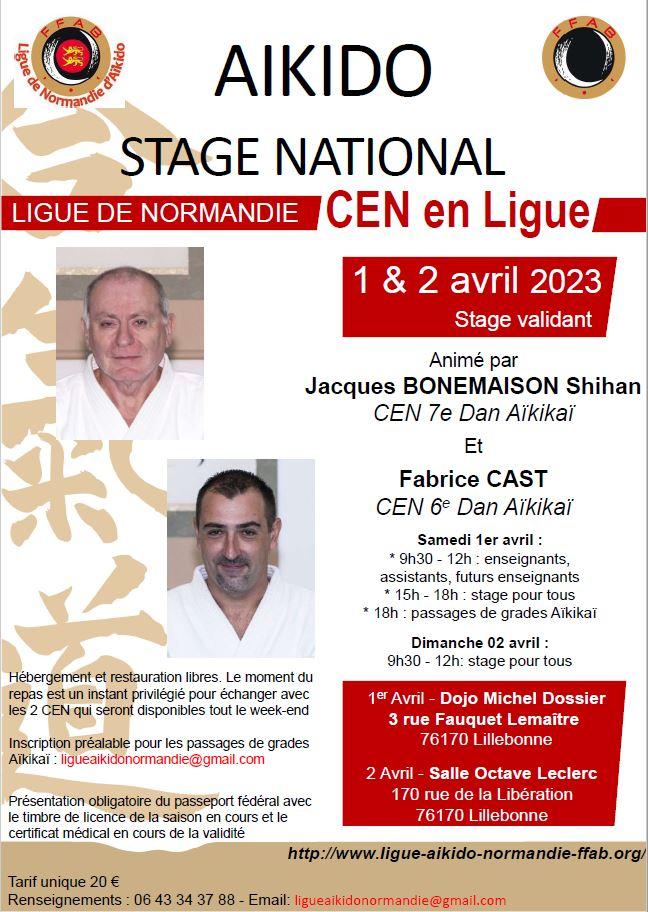 Stage bonemaison cast lillebonne 2023