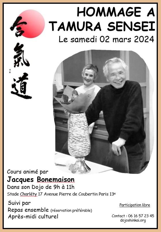 Stage hommage tamura paris mars 2024